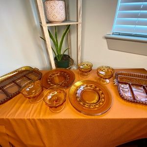 Indiana glass set.